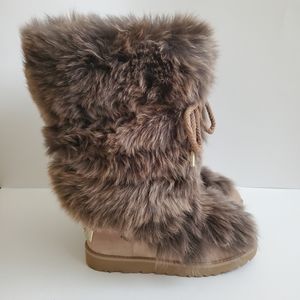 Sale! UGG Tall Shearling Fur Boots size 7
